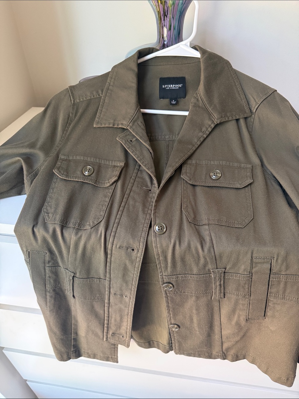 Liverpool Olive Utility Jacket